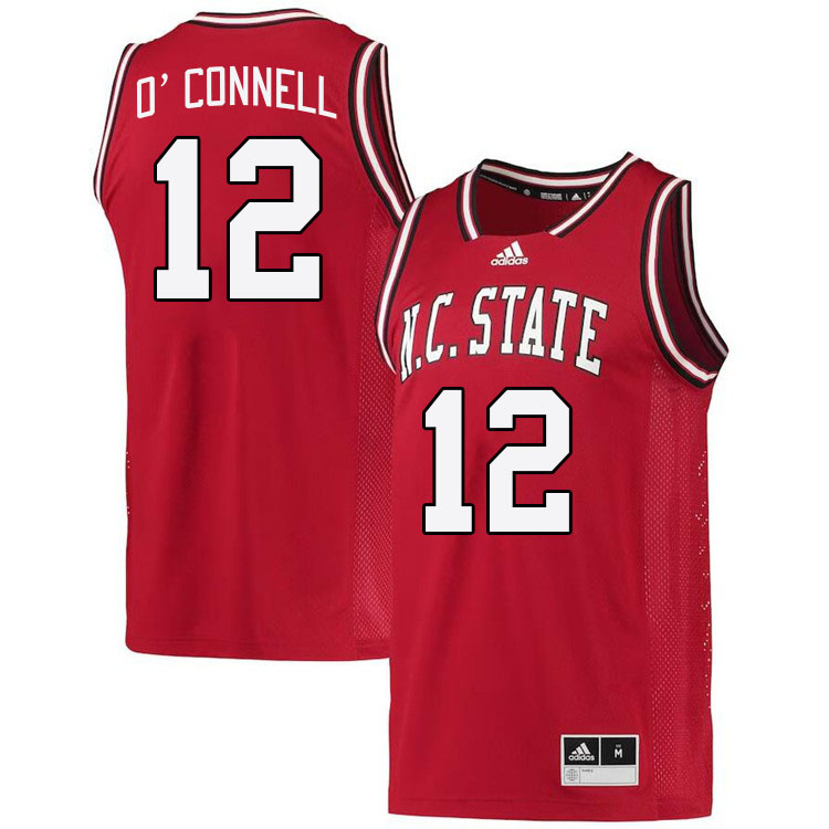 Men #12 Michael O'Connell NC State Wolfpack College Basketball Jerseys Stitched Sale-Retro - Click Image to Close
